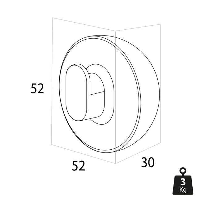 Tiger Cooper Haczyk na ręcznik duży (800556)